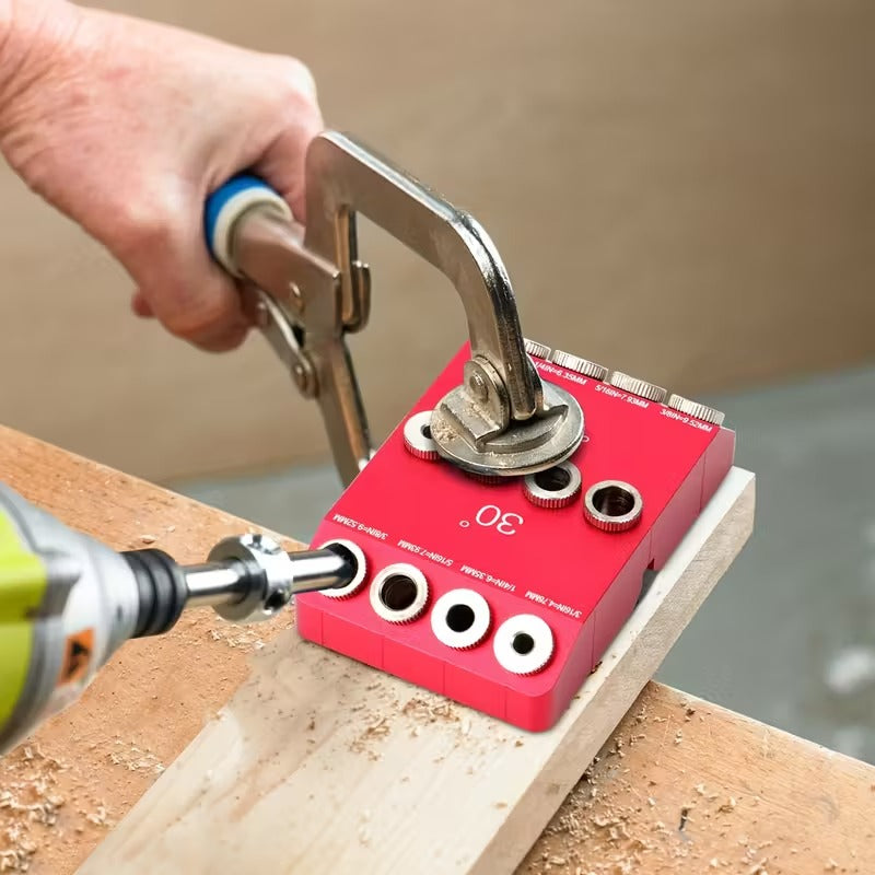 Позиционер за отвори за дървообработване 30° 45° 90° -- Многоъглов позиционер