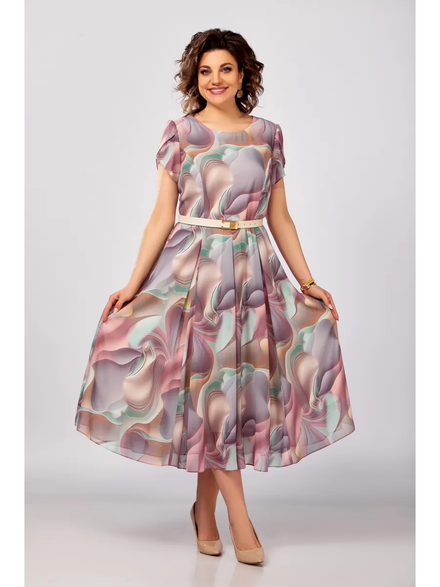 🔥🥰【S-5XL】Нова и елегантна висококачествена шифонена рокля