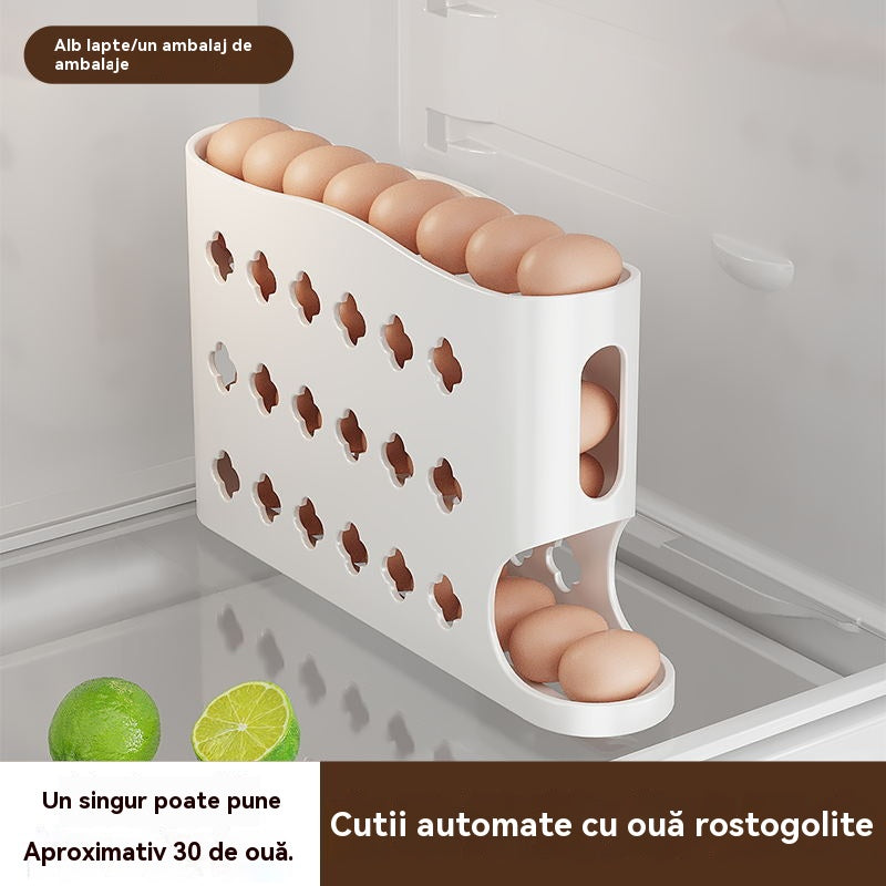 💥🥚🥚Плъзгаща се кутия за съхранение на яйца, подходяща за храна