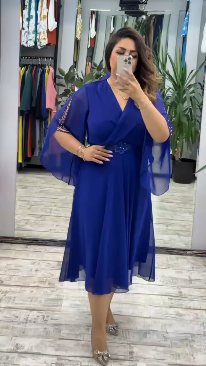 👗💥【S-5XL】Нова модна рокля, класически дизайн, елегантна и семпла【Гореща разпродажба】