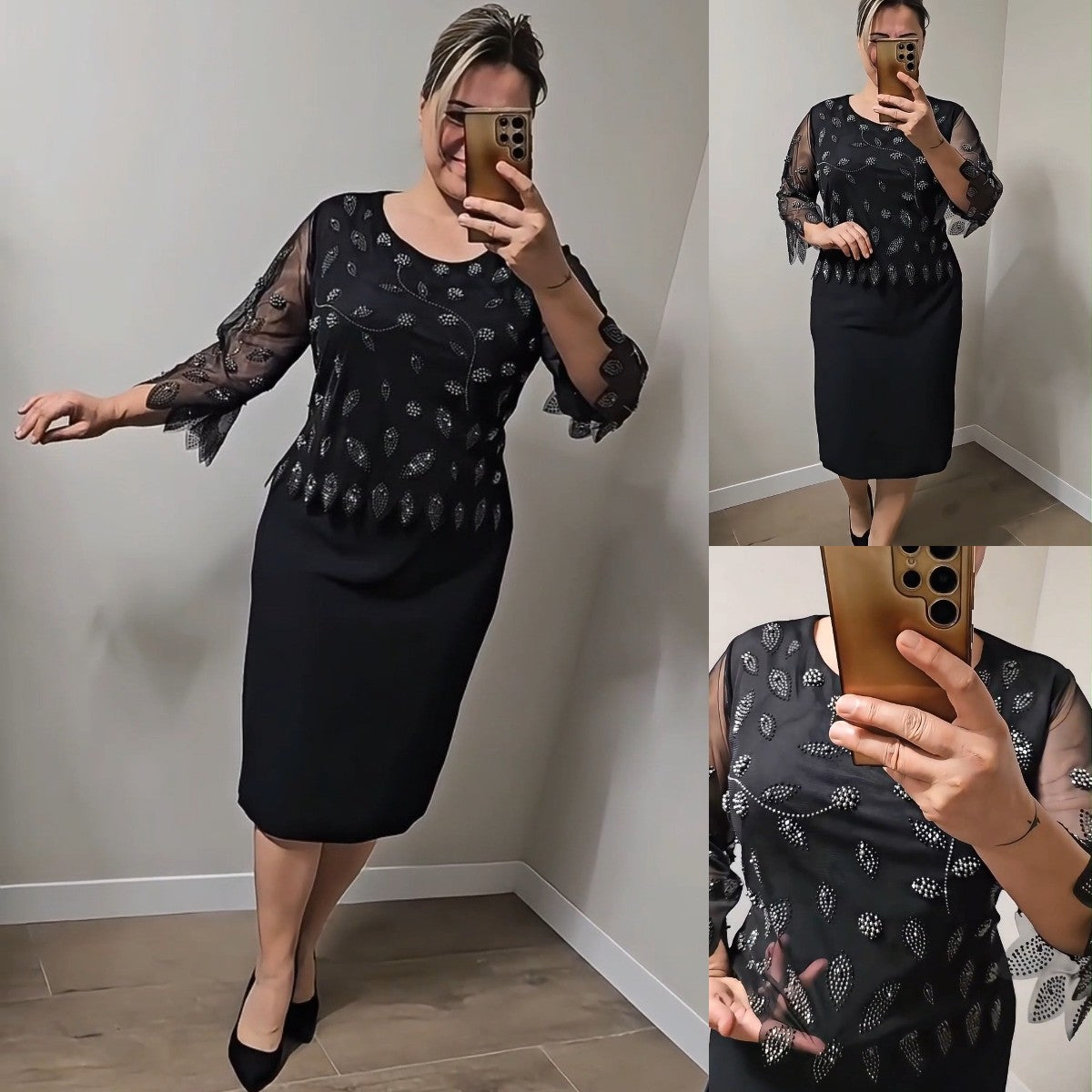 💥👗【S-5XL】Нова модна рокля, класически дизайн, елегантна и семпла