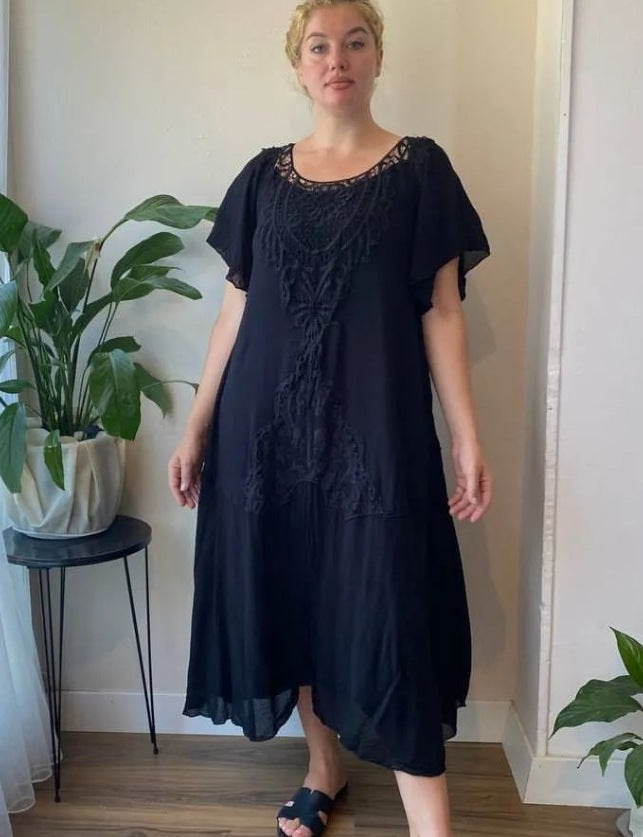 👗💃【S-5XL】2025 Нова широка дамска рокля с голям размер