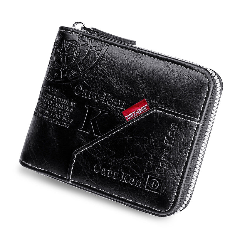 Супер отстъпка 🔥 Мъжки портфейл с цип в ретро стил