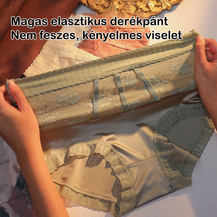 ✨✨✨【Купете 1 комплект, вземете 1 комплект безплатно】【6/12 части】Удобни и дишащи дамски гащи с висока талия