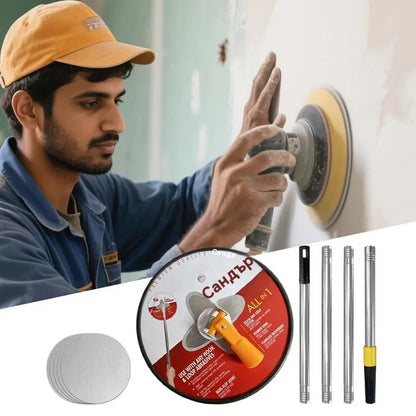 Самозалепващ се държач за шкурка, въртяща се във всички посоки повърхност за стена