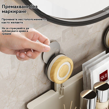 Стойка за съхранение на вендузи за баня без перфоратор