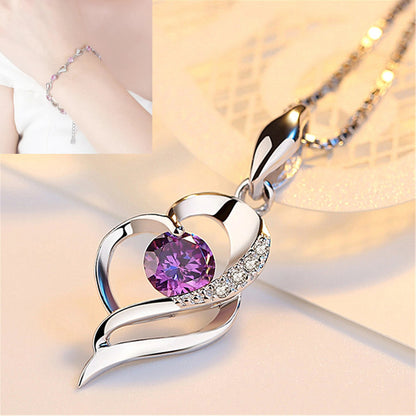 ✨✨Комплект гривна + колие „Сърцето на океана“ от сребро 925