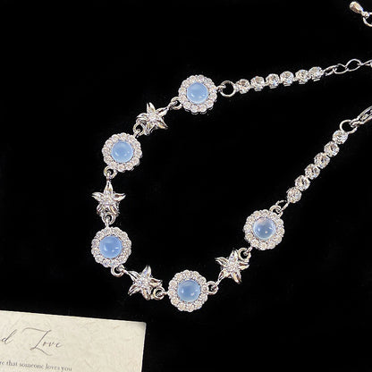 🔥🎁【Най-продаван артикул】💎Нова гривна от сребро 925 с цирконий