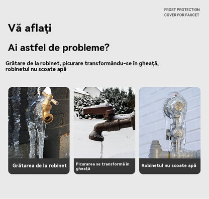 🔥💥🚰【3/5/8/10 броя】Калъф против замръзване за външен кран, Зимен изолационен калъф против замръзване, Калъф против замръзване от плат Оксфорд за кран