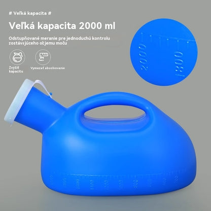 Преносим писоар за възрастни - практичен, безопасен и удобен, може да се използва у дома или в движение🛏️✨