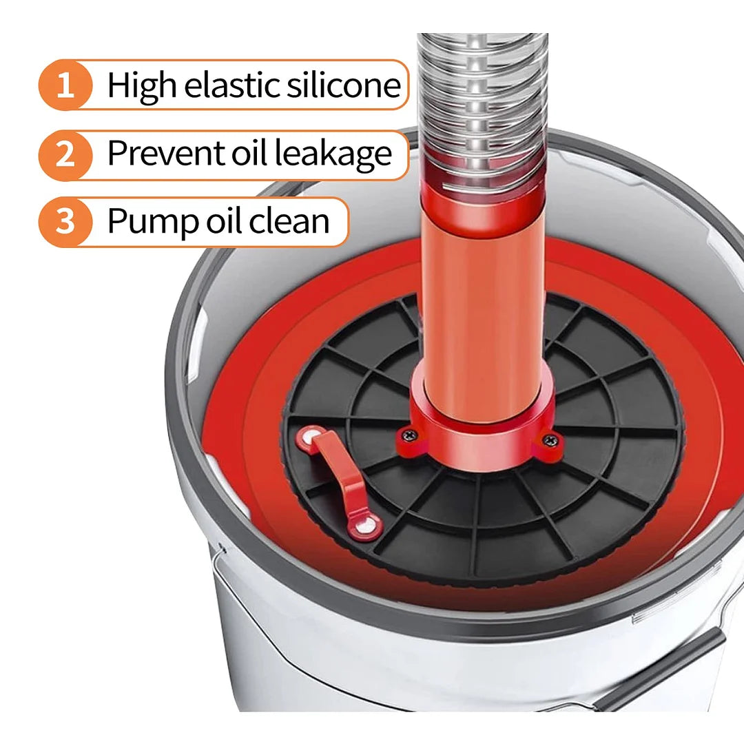 🔥🔥【Купете 1, вземете 1 безплатно】Специална пневматична вендуза за масло за пистолет за грес, вендуза, притискаща плоча на кофата за масло
