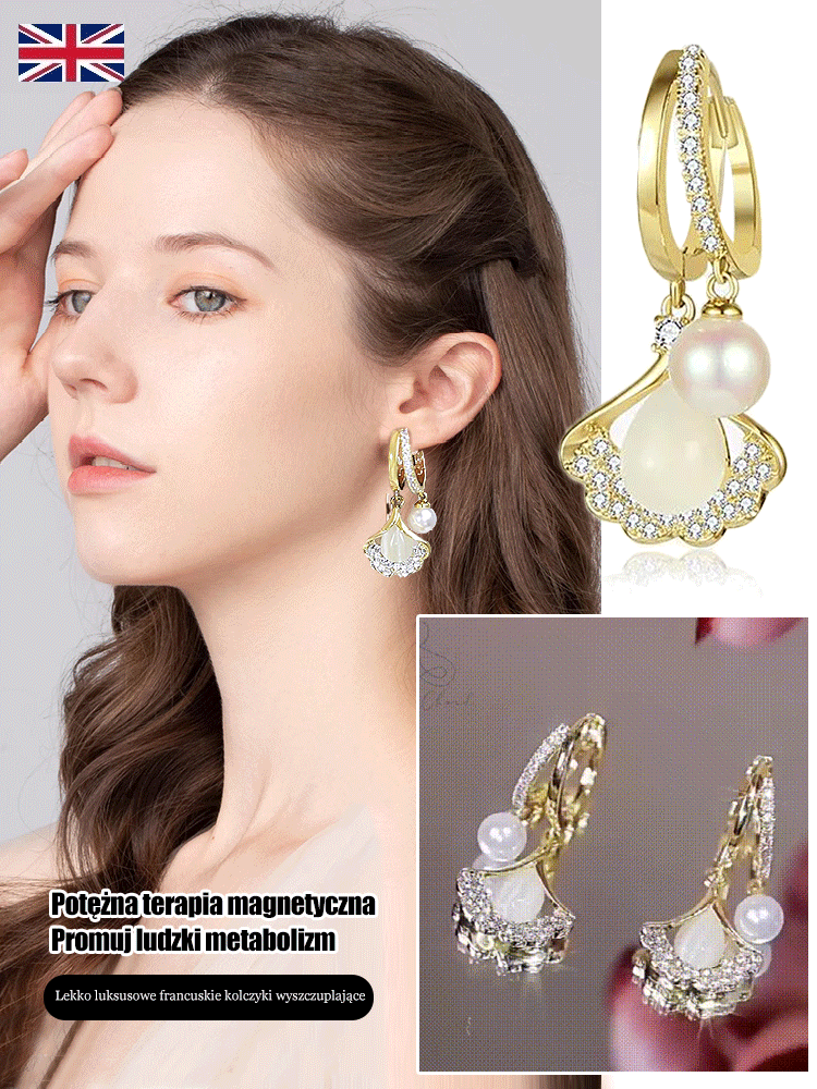 ✨😍[Купете 1, вземете 1] Луксозни френски обеци за отслабване 100% безопасни, антирадиационни, антиумора, подобряват състоянието на лимфната система, фиксиран ъгъл, по-ярки и по-сияйни.