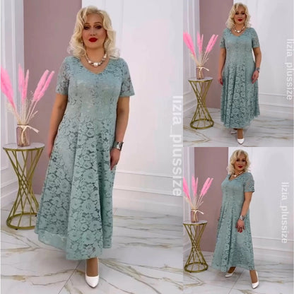 💖💖【S-5XL】2025 Нова и елегантна висококачествена рокля