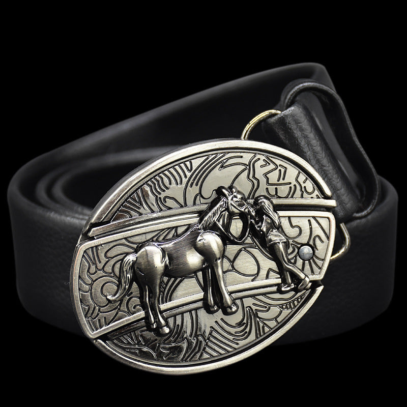 🆒🎁【Купете 1, вземете 1 безплатно】👍Мъжки релефен колан с вграден нож