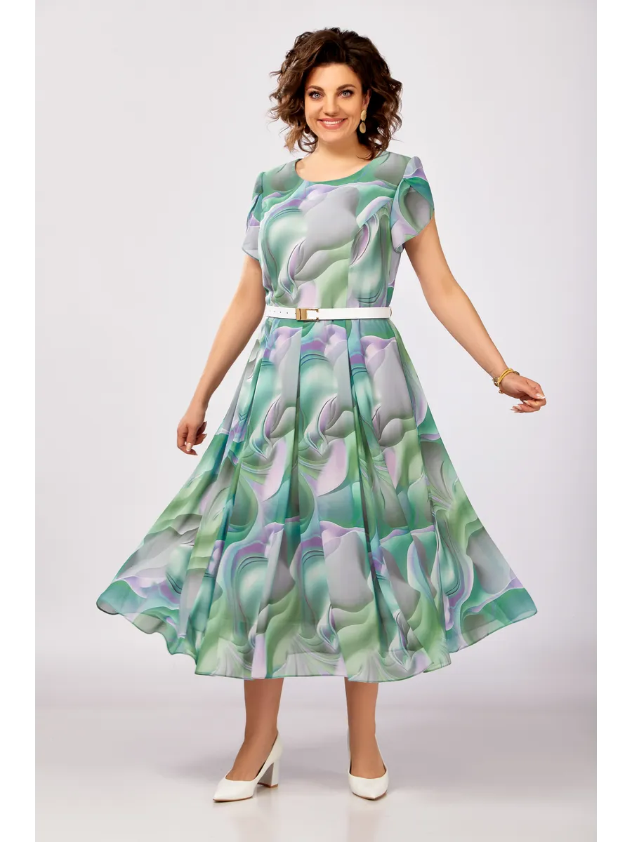 🔥🥰【Купете 1, вземете 1 безплатно】【S-5XL】Нова и елегантна висококачествена шифонена рокля