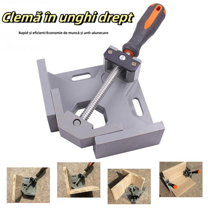 ⚒️Едноръкохваткова 90-градусова PP плюс въглеродна стомана, правоъгълна скоба за дървообработване