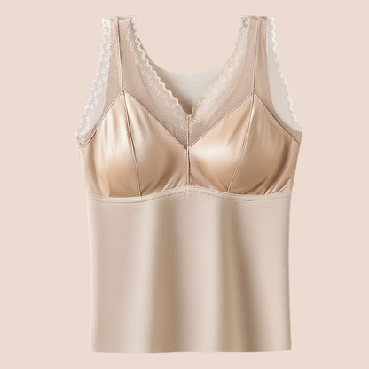 🥰🔥【купи продукт, вземи друг безплатно】Термо потник с вградени подплънки за сутиен, безшевен и с прилепнала кройка