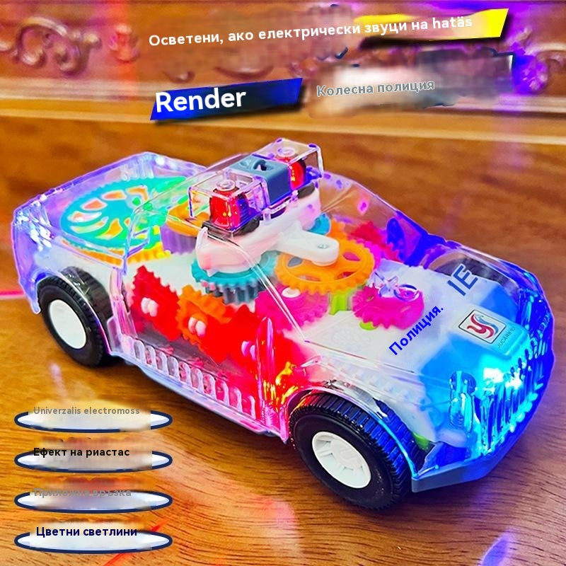 🔥🚔️🚨Симулатор на полицейска кола Музикална образователна играчка за деца Полицейска кола