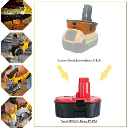 ⚡【Гореща разпродажба】Адаптер за литиева батерия за 18V инструменти с батерии
