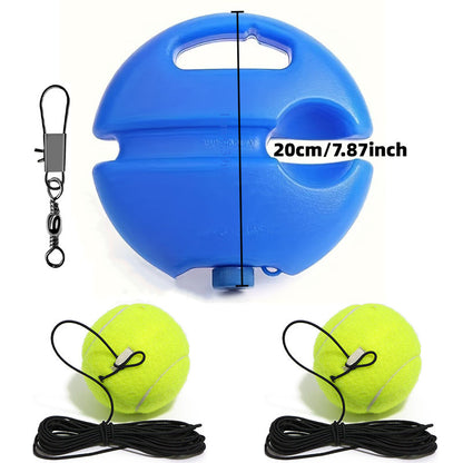 👍🎾🎾Професионален тенис корд с отскок на въжето, висока еластичност и издръжливост, единично фиксирано устройство за тренировки