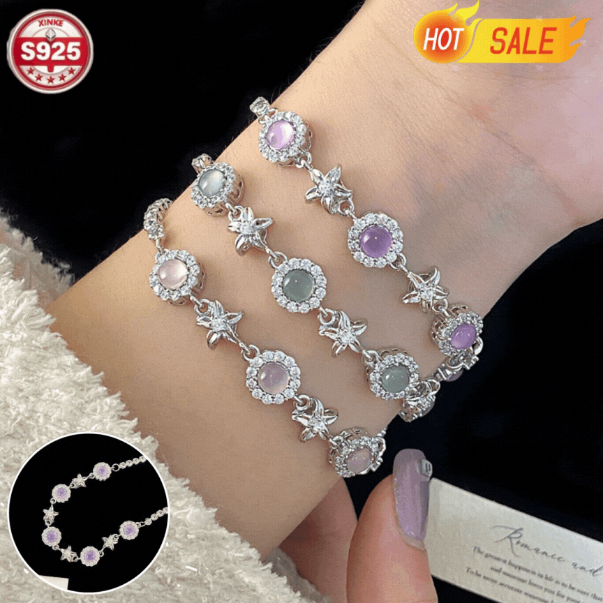 🔥🎁【Най-продаван артикул】💎Нова гривна от сребро 925 с цирконий