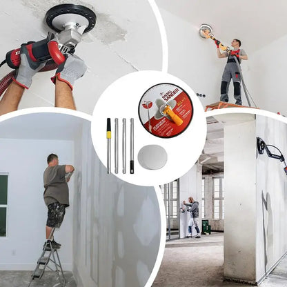 Самозалепващ се държач за шкурка, въртяща се във всички посоки повърхност за стена