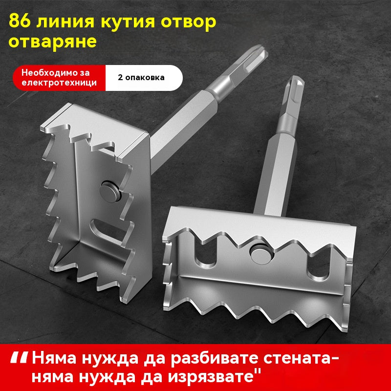 86 мм инструмент за рязане на разпределителни кутии Разпределителна кутия за стена/скрита кутия/кутия за основа Слот резец