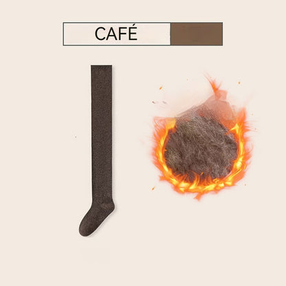 Дълги термо чорапи до бедрото｜Дебели, топли и противоплъзгащи за есента и зимата