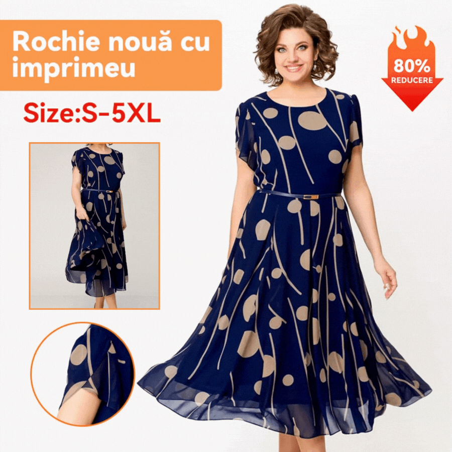 👗💥【S-5XL】Нова модерна рокля, класически дизайн, елегантна и семпла
