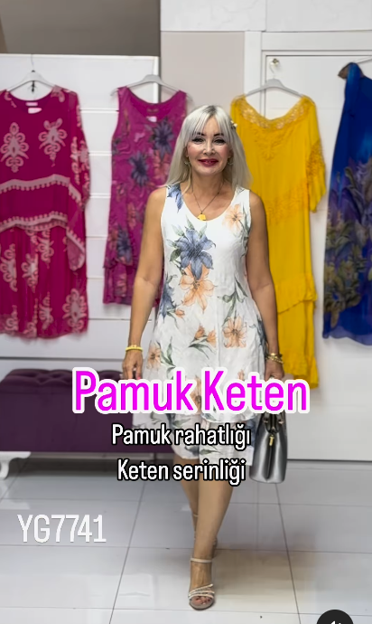 👗🌷【S-5XL】Елегантна рокля без ръкави с щампа 30% отстъпка