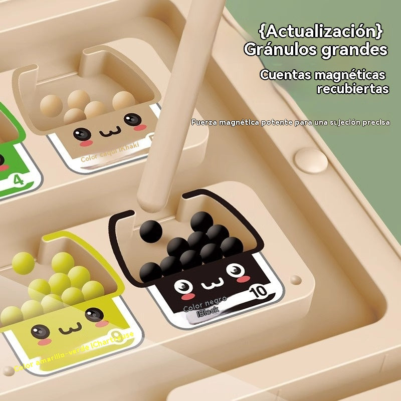 🧒👦🧠 Образователно забавление с дървения магнитен лабиринт! Играчка за развиване на умения за деца.