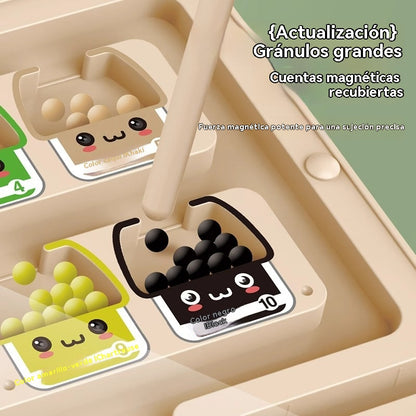 🧒👦🧠 Образователно забавление с дървения магнитен лабиринт! Играчка за развиване на умения за деца.