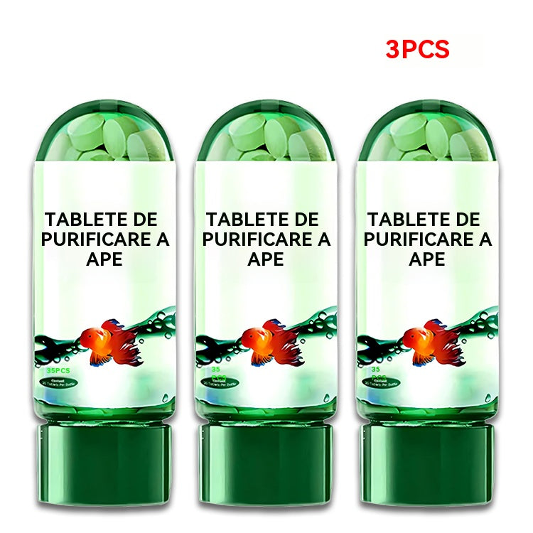 🔥🐟【Купете 1, вземете 2 безплатно】💙Бързо премахване на хлор, мощно премахване на водорасли, таблетки за пречистване на вода в аквариум