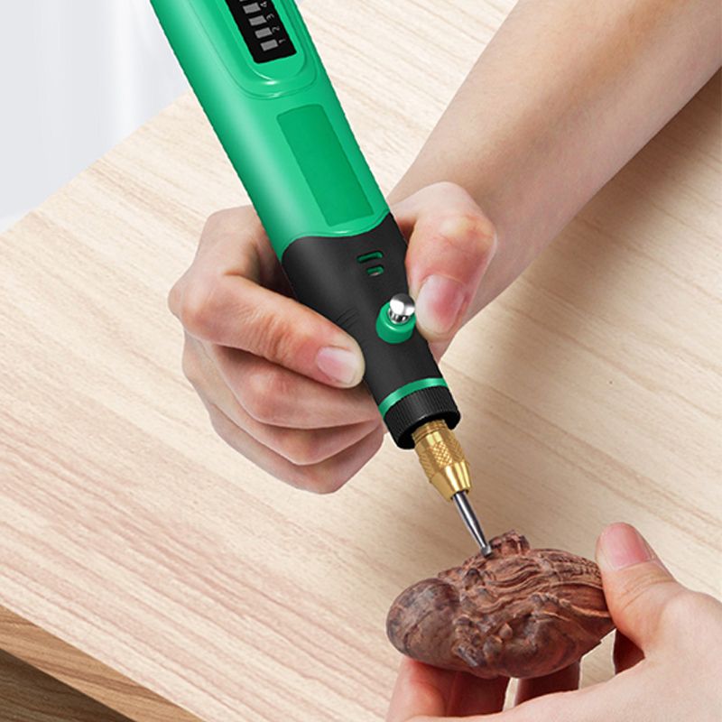 ☄☀💟Издръжлива, презареждаща се литиево-йонна многофункционална гравираща писалка, която може да се използва за пробиване, изработка на гривни, колиета, произведения на изкуството и др.