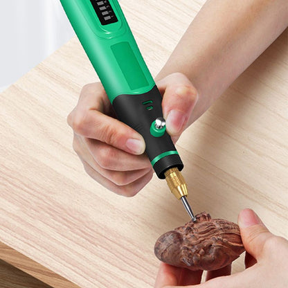 ☄☀💟Издръжлива, презареждаща се литиево-йонна многофункционална гравираща писалка, която може да се използва за пробиване, изработка на гривни, колиета, произведения на изкуството и др.