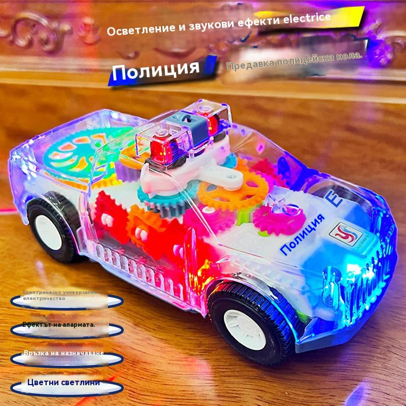 🔥🚔️🚨Симулатор на полицейска кола Музикална образователна играчка за деца Полицейска кола