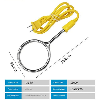 ⚡ 💧Бойлер с автоматично изключване, способен да загрее вода до 100 градуса за 15 минути.