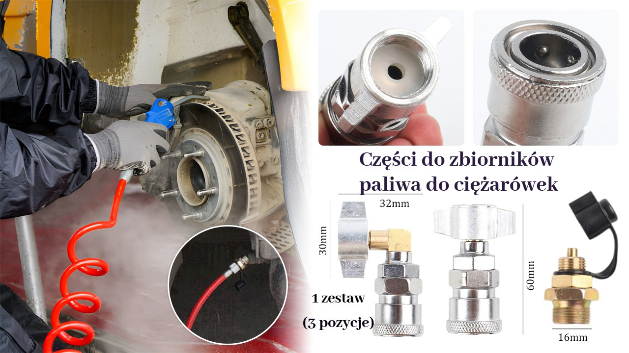 🚚🛠️【3 бр.】🚛Всмукателни клапани за камиони (голям обем въздух)