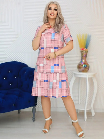 💃💯【30% off】💕【S-5XL】2025 Темпераментна карирана рокля