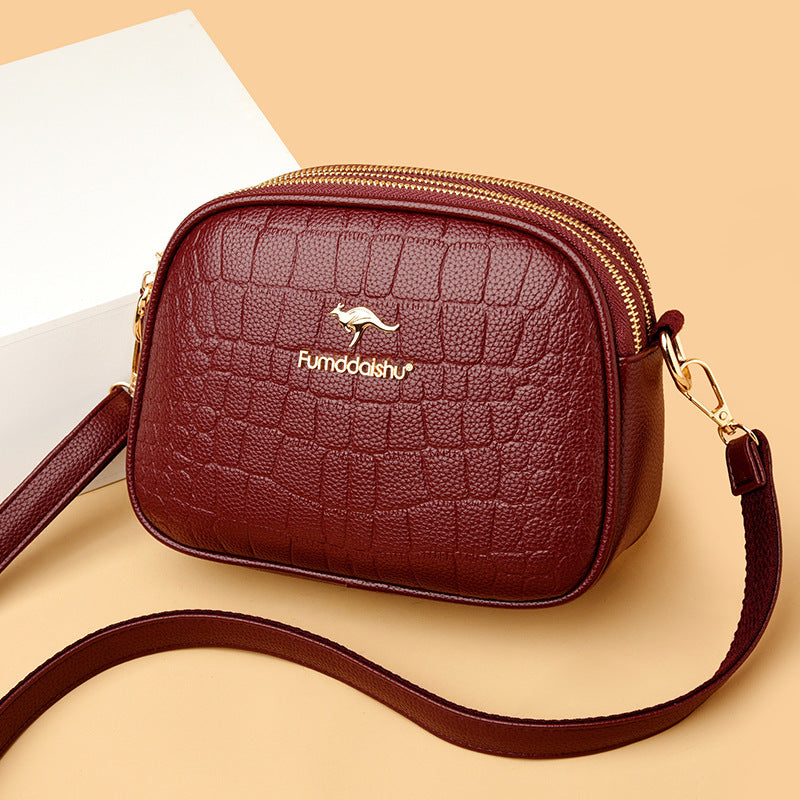 💼💼💼Модна многопластова месинджър чанта с голям капацитет чанта за мобилен телефон