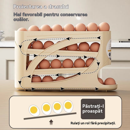 💥🥚🥚Плъзгаща се кутия за съхранение на яйца, подходяща за храна