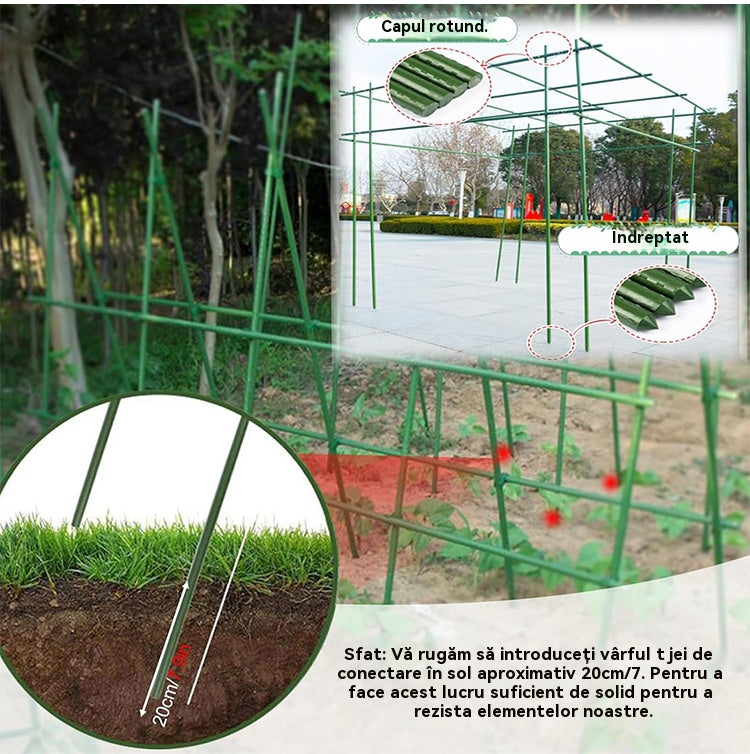 🌱🌱🌱Катерушка от лоза - удебелена стоманена тръба, покрита с пластмаса