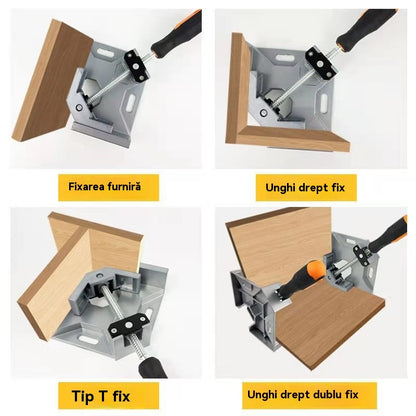 ⚒️Едноръкохваткова 90-градусова PP плюс въглеродна стомана, правоъгълна скоба за дървообработване