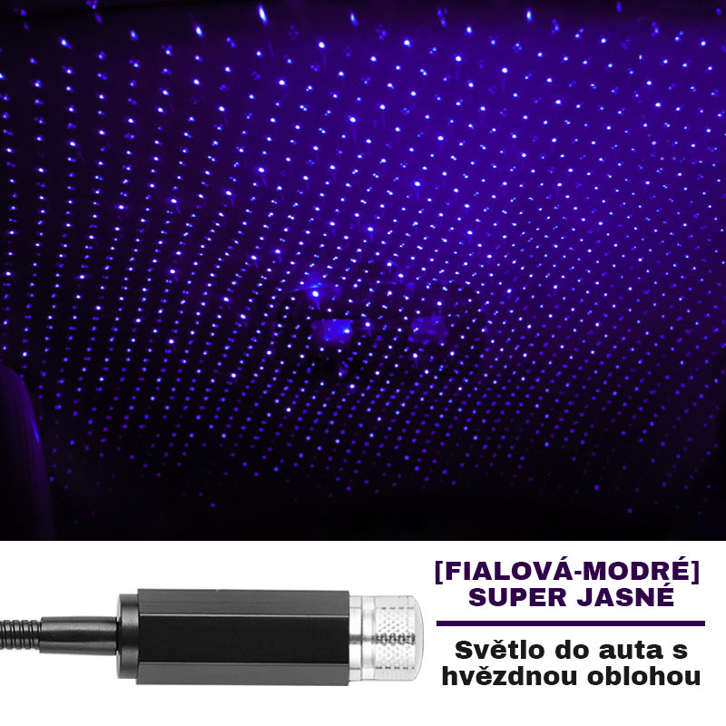 🚗🌌💡🔥Kupte 1 a získejte 1 zdarma🔥Světla do auta s hvězdnou oblohou, USB světla do auta, projekční světla do interiéru i exteriéru