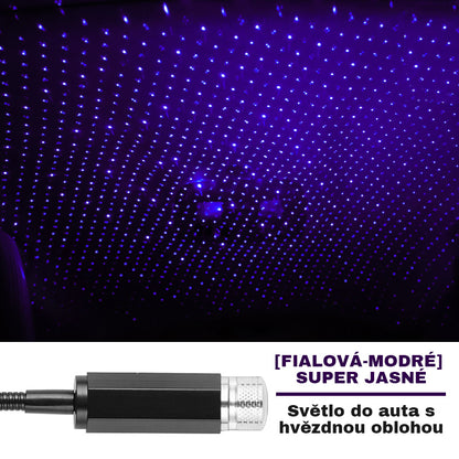 🚗🌌💡🔥Kupte 1 a získejte 1 zdarma🔥Světla do auta s hvězdnou oblohou, USB světla do auta, projekční světla do interiéru i exteriéru
