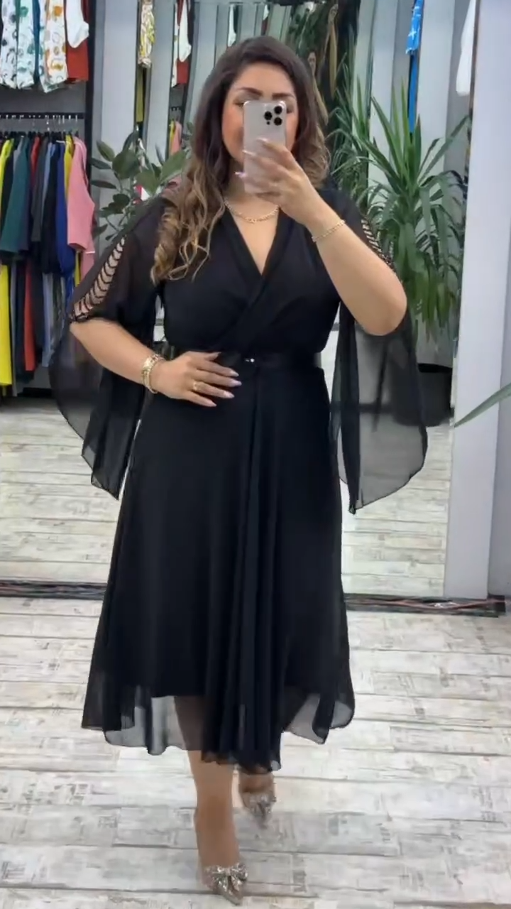 👗💥【S-5XL】Нова модна рокля, класически дизайн, елегантна и семпла【Гореща разпродажба】