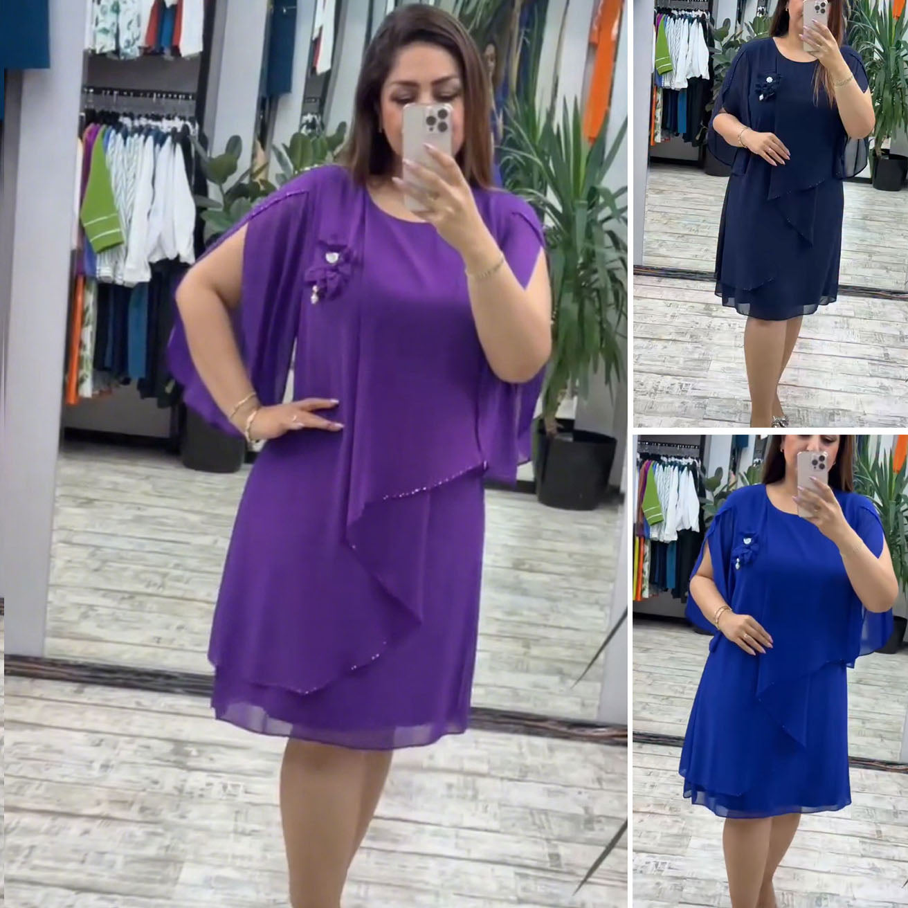 👗💥【S-5XL】Нова модна и елегантна рокля, класически дизайн