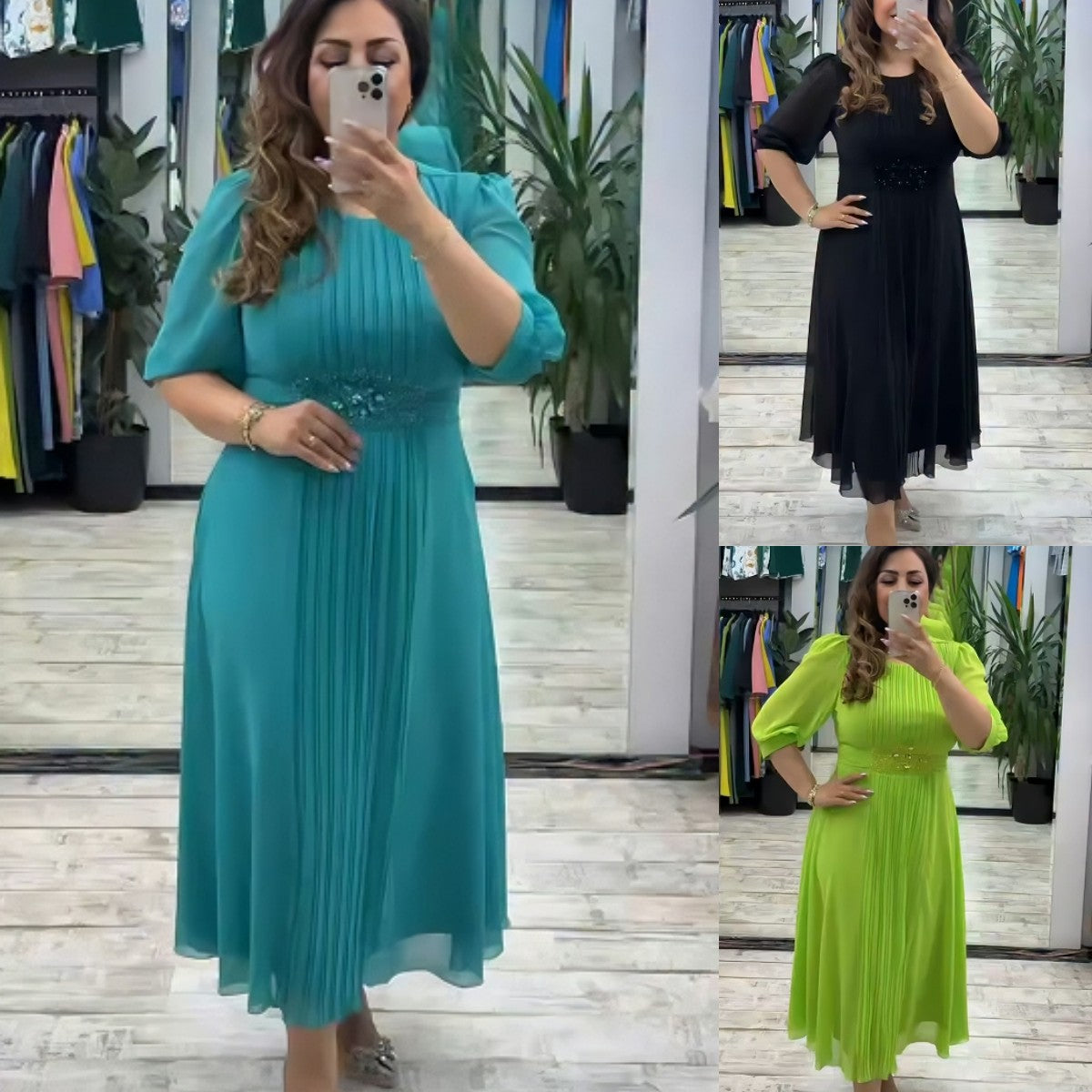 💥👗【S-5XL】Нова модна рокля, класически дизайн, елегантна и семпла