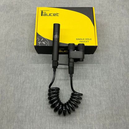 🚽🚰🚿 🔥 Пистолет за тоалетна, един вход и два изхода, с ъглов клапан за високо налягане и воден пистолет.