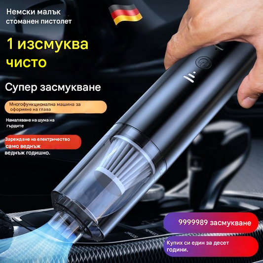 ⚡🚗【Купете 1, вземете 1 безплатно】 Мощна безжична прахосмукачка за кола 13 000Pa – Дълбоко почистване, по всяко време и навсякъде!
